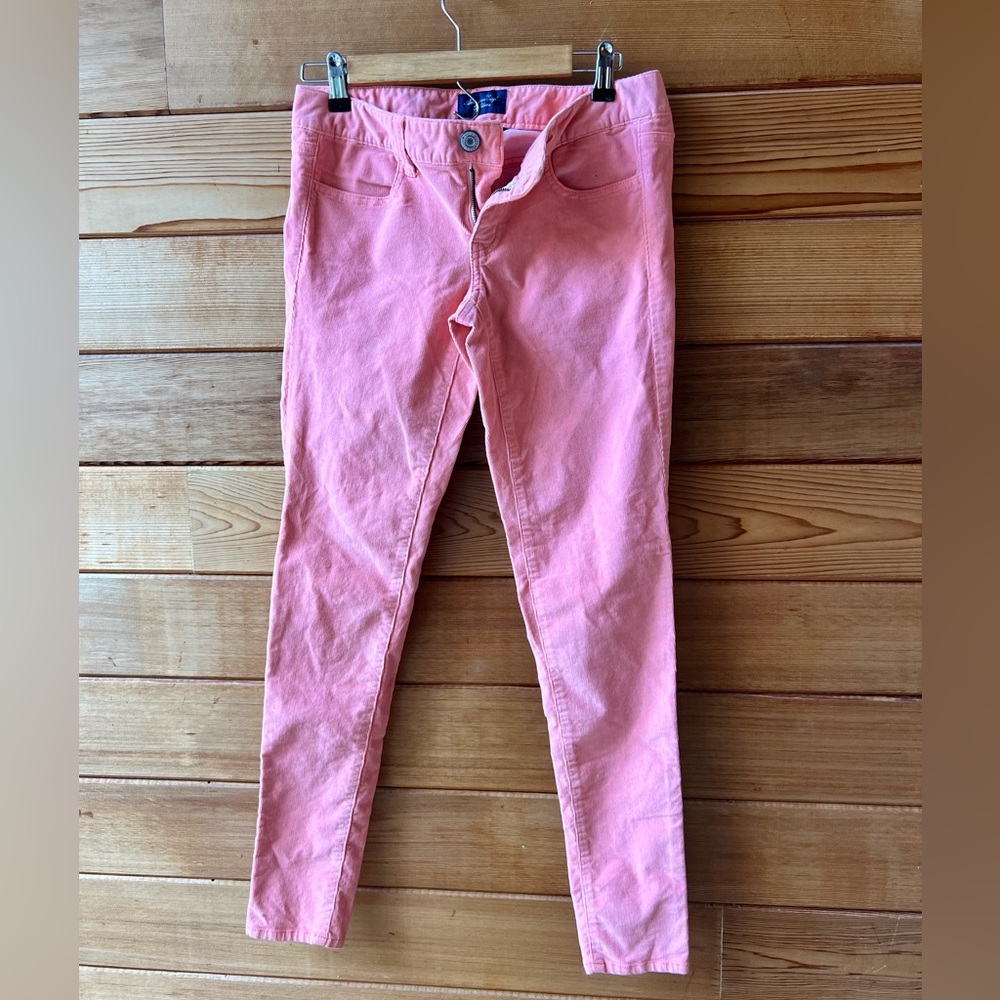 American Eagle Pink Corduroy Size 4 Jegging